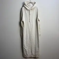450 DRESSTERIOR ロング丈フーディワンピース 上品エクリュ 38のサムネイル