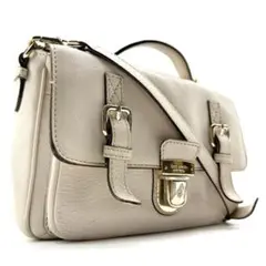 kate spade　ショルダーバック　2WAY　レザー　斜め掛け　アイボリー
