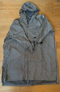 SOMETHING EDWIN レインコート ポンチョ ギンガムチェックのサムネイル