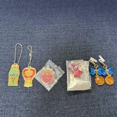 値下げ　セーラームーン ガチャ イヤフォンチャーム　キーホルダー　5点セット