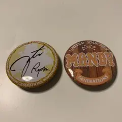 GENE 片寄涼太 関口メンディー 缶バッチ（UNITED JOURNEY）