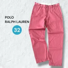 ポロラルフローレン クラシックフィット チノパン 32 赤