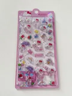 【海外限定】公式ライセンス品　 キティ50周年記念特別デザイン　ラメ入　ドロップ