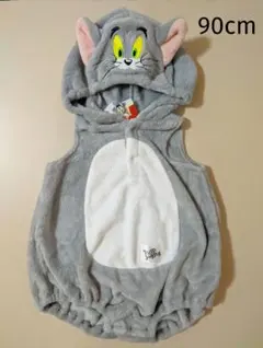 新品 なりきりトム ロンパース 90cm ふわふわ ハロウィン 着ぐるみ
