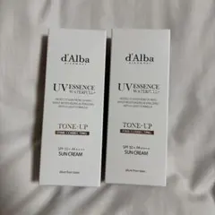 d'Alba UVエッセンストーンアップサンクリーム50 mlピンク2本セット
