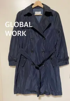 GLOBAL WORK グローバルワーク　ネイビー トレンチコート　スプリングのサムネイル