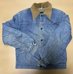 古着　Wrangler デニムジャケット USA製 コーデュロイ襟のサムネイル