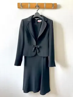 日本製【Chloeフォーマル】ブラックスーツ・ワンピースセット美品　クロエ