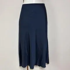 UNIQLO ネイビー フレアスカート L 新品