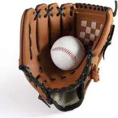 【新品】野球グローブ 軟式 練習用 衝撃吸収パッド内蔵 レジャー初心者向け大人用