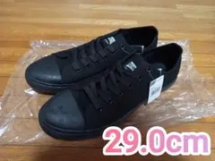 新品未使用タグ付き スニーカー オールブラック　黒 コンバース風 29.0cm