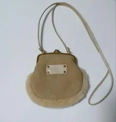 売切価格❣️UGG　ムートン　ショルダーバッグ　ポシェット　がま口