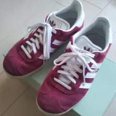 adidas gazelle wine red 22cm ガゼル 22,5 23