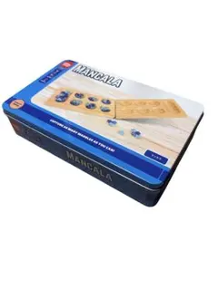 マンカラ ゲーム 木製ボード ビーズセット