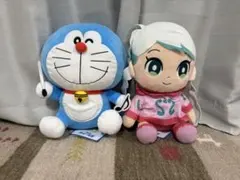 ドラえもんとオリジナルキャラクターぬいぐるみセット