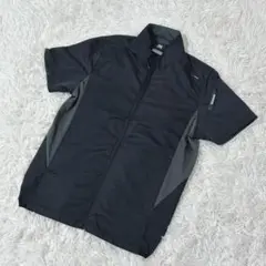【c5954】TS DESIGN ナイロンジャケット　ブラック　半袖