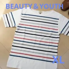 BEAUTY & YOUTH ボーダー Tシャツ 半袖 メンズXL
