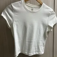 半袖クロップドTシャツ ユニクロSサイズ