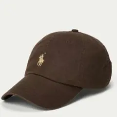 コットン チノ ボール キャップ ラルフローレン ブラウン