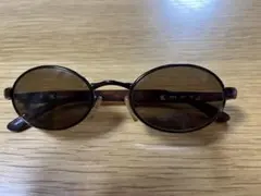 Calvin Klein サングラス ラウンド型 ブラウンのサムネイル
