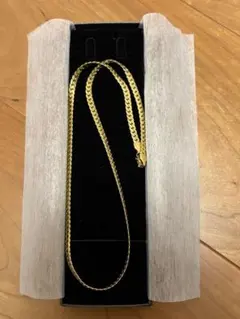 ゴールド編み込みネックレス