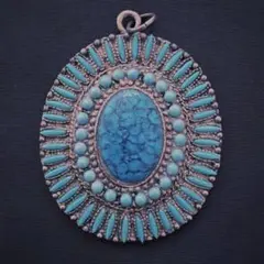 Larry Moses Begay ラリーモーゼスベゲイ ターコイズ ネックレス 