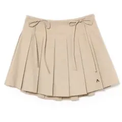 ANDMARY Jessica pleats mini skirt ベージュのサムネイル