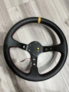ディープコーンステアリング レッドxネオクローム 35cm 35Φ v2 - メルカリ