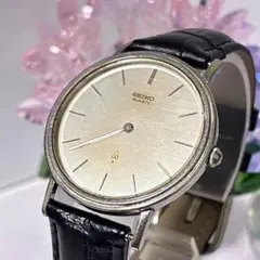電池ベルト新品】セイコー シャリオ スクエア ゴールド リネンダイヤル