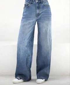 【新品未使用】ビンテージ　ストレートジーンズ