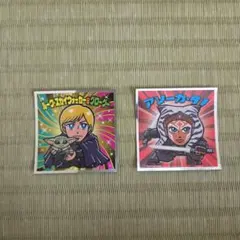 スターウォーズ ビックリマン ルーク・スカイウォーカー&グローグー　アソーカタノ