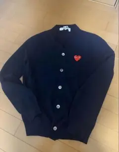COMME des GARÇONS PLAY ネイビー カーディガン S