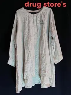 drug store's　ドラッグストアーズ　前開きブラウス　チュニック　Ｆ