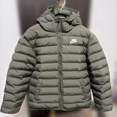 NIKE キッズ 中綿ジャケット カーキ フード付