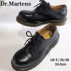 ✨レア品✨ドクターマーチン ローカット 3ホール スチールトゥ UK5 24cm