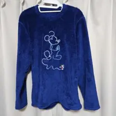 ユニクロ UNIQLO ミッキーマウス フリース パジャマ ネイビー ディズニー