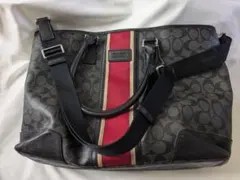 COACH ショルダーバッグ 黒/赤