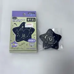 BT21 キラキラ スターカンバッジ SHOOKY