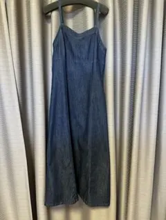 NATURAL BEAUTY デニムキャミワンピース Sサイズのサムネイル