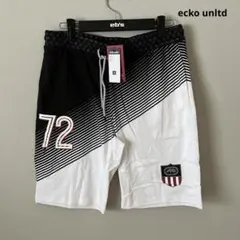 ecko unltd 薄手　ハーフパンツ　ホワイトブラック　Mのサムネイル