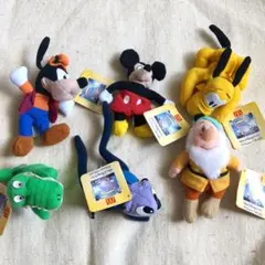 ディズニー　ぬいぐるみ　マスコット　ハッピーセット　　2000年