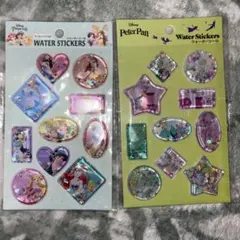 ディズニープリンセス ウォーターステッカー 2セット　ティンカーベル