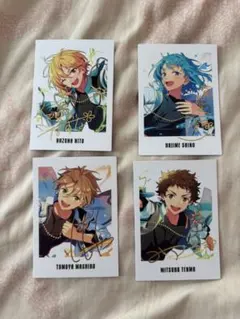 あんスタ ぱしゃっつ 仁兎なずな 紫之創 真白友也 天満光