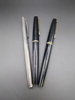 レア MONTBLANC 万年筆 ノブレス NO.1124 585 ブラック - メルカリ