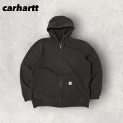 【カーハート】ジップパーカー　黒　XL 人気カラー　p