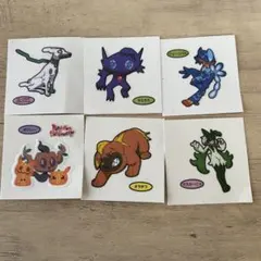ポケモンパンシール 6種類セット