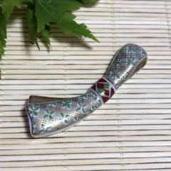 未使用保管品✨美濃焼 庫山窯 金彩狩衣 箸置き 単品✨箸置 箸おき はしおきのサムネイル