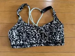 lululemon Free to Be Bra 2 黒白 クロスストラップのサムネイル