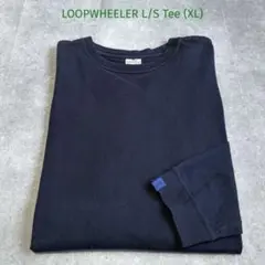 【XL】ループウィラー ロンT 長袖カットソー ネイビー ビッグフィットのサムネイル