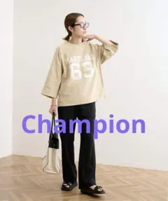 【Champion】9.4OZリバースウィーブラグランTシャツ